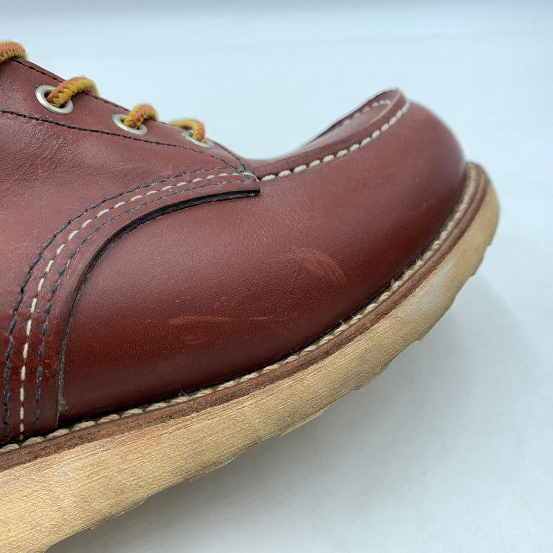 【中古品】【メンズ】 RED WING レッドウィング IRISH SETTER MOC TOE 9106 アイリッシュ セッター モック トー ワークブーツ 靴 縦長タグ 164-260603-ko-01-tei サイズ：27.5cm カラー：レッドブラウン 万代Net店