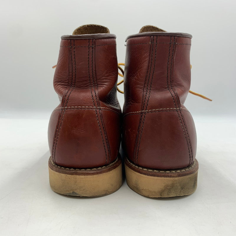 【中古品】【メンズ】 RED WING レッドウィング IRISH SETTER MOC TOE 9106 アイリッシュ セッター モック トー ワークブーツ 靴 縦長タグ 164-260603-ko-01-tei サイズ：27.5cm カラー：レッドブラウン 万代Net店