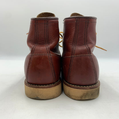 【中古品】【メンズ】 RED WING レッドウィング IRISH SETTER MOC TOE 9106 アイリッシュ セッター モック トー ワークブーツ 靴 縦長タグ 164-260603-ko-01-tei サイズ：27.5cm カラー：レッドブラウン 万代Net店