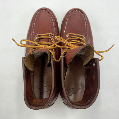 【中古品】【メンズ】 RED WING レッドウィング IRISH SETTER MOC TOE 9106 アイリッシュ セッター モック トー ワークブーツ 靴 縦長タグ 164-260603-ko-01-tei サイズ：27.5cm カラー：レッドブラウン 万代Net店