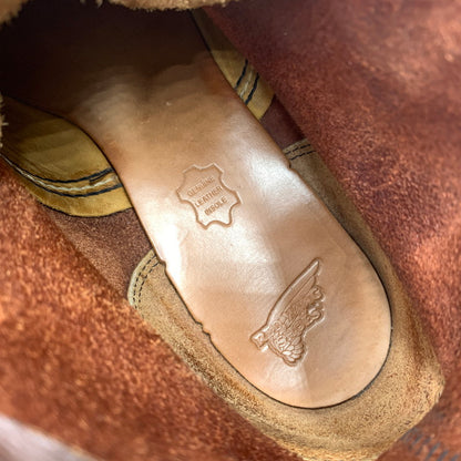 【中古品】【メンズ】 RED WING レッドウィング IRISH SETTER MOC TOE 9106 アイリッシュ セッター モック トー ワークブーツ 靴 縦長タグ 164-260603-ko-01-tei サイズ：27.5cm カラー：レッドブラウン 万代Net店