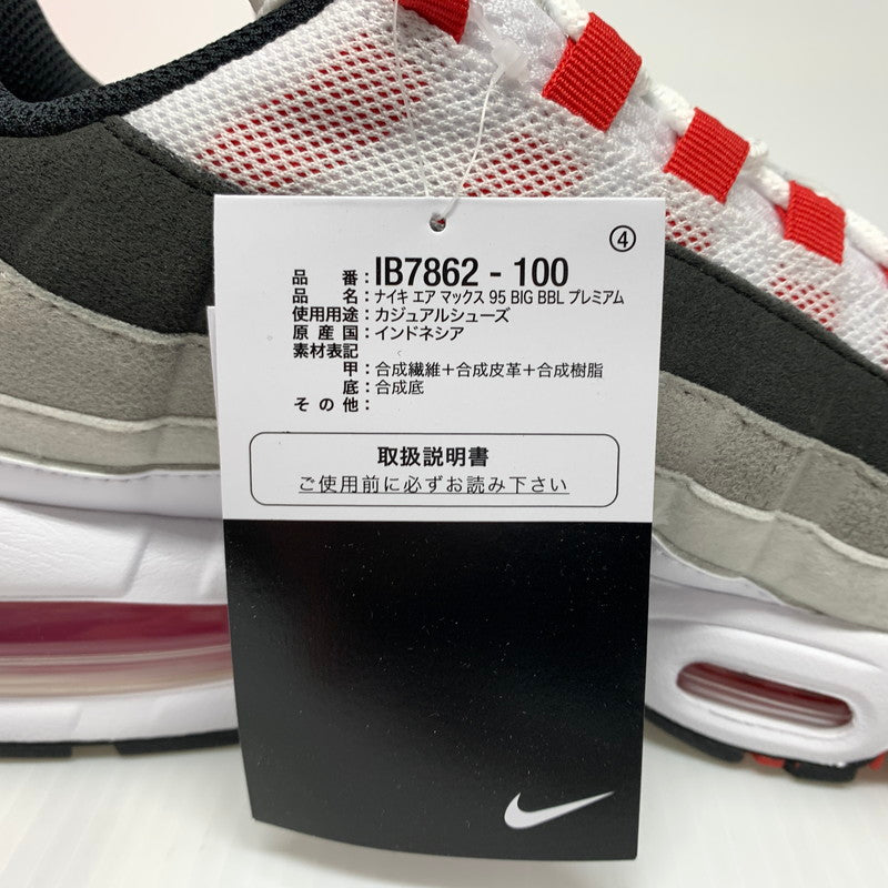 【中古品】【メンズ】 NIKE ナイキ AIR MAX 95 OG BIG BUBBLE PRM COMET IB7862-100 エアマックス95 スニーカー 靴 シューズ 160-260624-ko-06-tei サイズ：28.5cm カラー：ホワイト 万代Net店