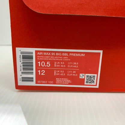 【中古品】【メンズ】 NIKE ナイキ AIR MAX 95 OG BIG BUBBLE PRM COMET IB7862-100 エアマックス95 スニーカー 靴 シューズ 160-260624-ko-06-tei サイズ：28.5cm カラー：ホワイト 万代Net店