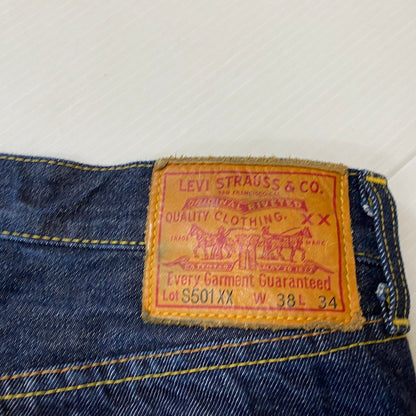 【中古品】【メンズ】 Levi's VINTAGE CLOTHING リーバイス ヴィンテージ クロージング 1944 大戦MODEL S501XX 44501-0068 DENIM PANTS デニムパンツ ボトムス ボタン裏刻印 4420 156-260530-yo-05-tei サイズ：W38 L34 カラー：インディゴ 万代Net店