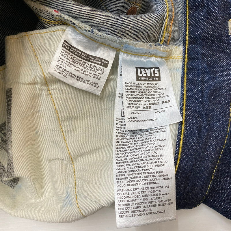 【中古品】【メンズ】 Levi's VINTAGE CLOTHING リーバイス ヴィンテージ クロージング 1944 大戦MODEL S501XX 44501-0068 DENIM PANTS デニムパンツ ボトムス ボタン裏刻印 4420 156-260530-yo-05-tei サイズ：W38 L34 カラー：インディゴ 万代Net店