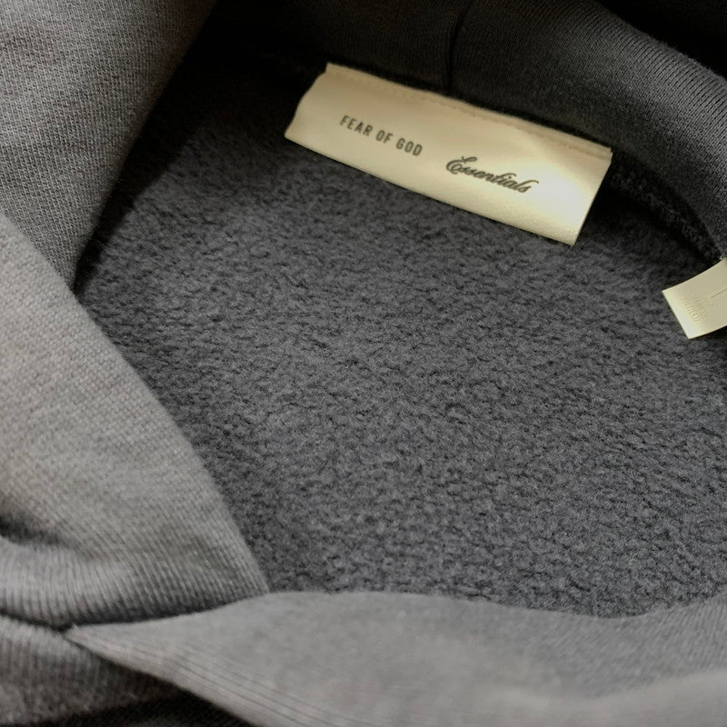 【中古品】【メンズ】 Fear of God ESSENTIALS フィアオブゴッド エッセンシャルズ CAMPUS 90's HOODIE キャンパス ナインティズ フーディ トップス プルオーバーパーカー 142-260524-ko-19-tei サイズ：L カラー：ブラック系 万代Net店