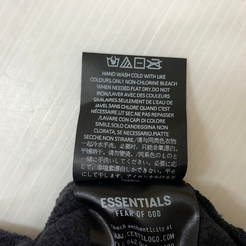 【中古品】【メンズ】 Fear of God ESSENTIALS フィアオブゴッド エッセンシャルズ CAMPUS 90's HOODIE キャンパス ナインティズ フーディ トップス プルオーバーパーカー 142-260524-ko-19-tei サイズ：L カラー：ブラック系 万代Net店