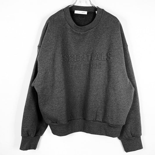 【中古品】【メンズ】 FOG ESSENTIALS フィアオブゴッド エッセンシャルズ CLASSIC CREWNECK SWEATSHIRT クラシック クルーネック スウェットシャツ トップス トレーナー 142-260530-ko-04-tei サイズ：L カラー：グレー 万代Net店