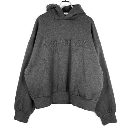 【中古品】【メンズ】 FOG ESSENTIALS フィアオブゴッド エッセンシャルズ CLASSIC HOODIE クラシック フーディ トップス プルオーバーパーカー 142-260530-ko-05-tei サイズ：L カラー：グレー 万代Net店