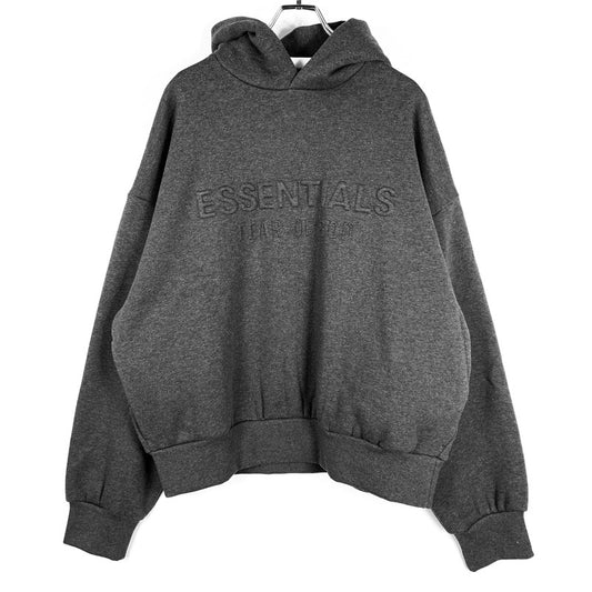 【中古品】【メンズ】 FOG ESSENTIALS フィアオブゴッド エッセンシャルズ CLASSIC HOODIE クラシック フーディ トップス プルオーバーパーカー 142-260530-ko-05-tei サイズ：L カラー：グレー 万代Net店
