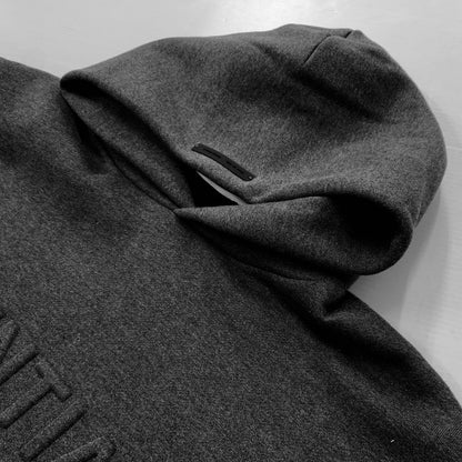 【中古品】【メンズ】 FOG ESSENTIALS フィアオブゴッド エッセンシャルズ CLASSIC HOODIE クラシック フーディ トップス プルオーバーパーカー 142-260530-ko-05-tei サイズ：L カラー：グレー 万代Net店