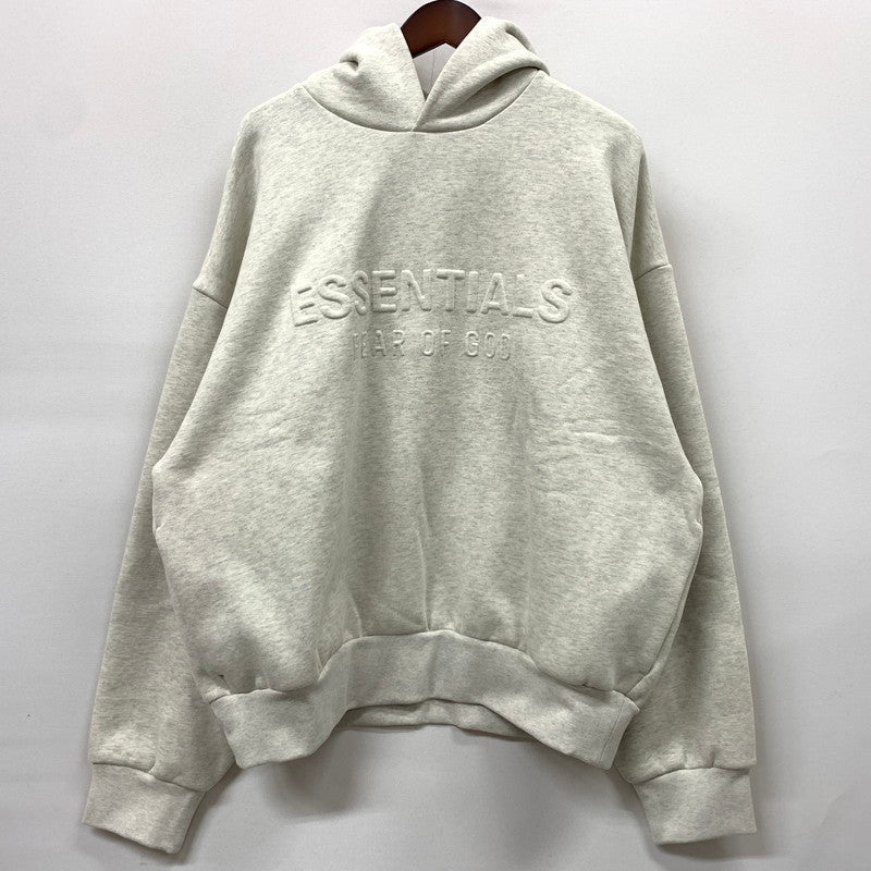 【中古品】【メンズ】 Fear of God ESSENTIALS フィアオブゴッド エッセンシャルズ CLASSIC HOODIE クラシック フーディ トップス プルオーバーパーカー 142-260524-ko-18-tei サイズ：L カラー：ホワイト系 万代Net店