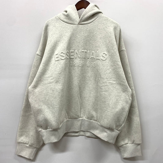 【中古品】【メンズ】 Fear of God ESSENTIALS フィアオブゴッド エッセンシャルズ CLASSIC HOODIE クラシック フーディ トップス プルオーバーパーカー 142-260524-ko-18-tei サイズ：L カラー：ホワイト系 万代Net店