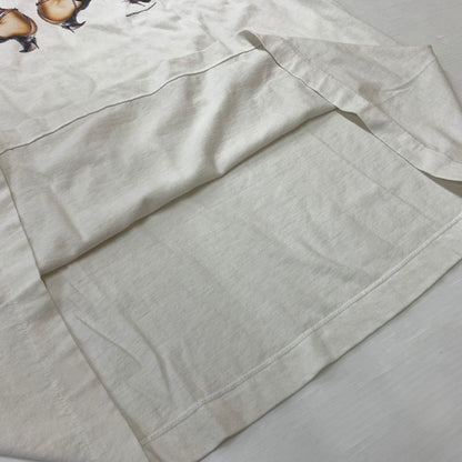 【中古品】【メンズ】 SAINT Mxxxxxx セント マイケル × HAJIME SORAYAMA ハジメ ソラヤマ コラボ LADIES SRYM-SS TEE SM-HR1-0000C78 レディース ショートスリーブ ショートスリーブ Ｔシャツ トップス 142-260530-ko-02-tei サイズ：XXL カラー：ホワイト 万代Net店