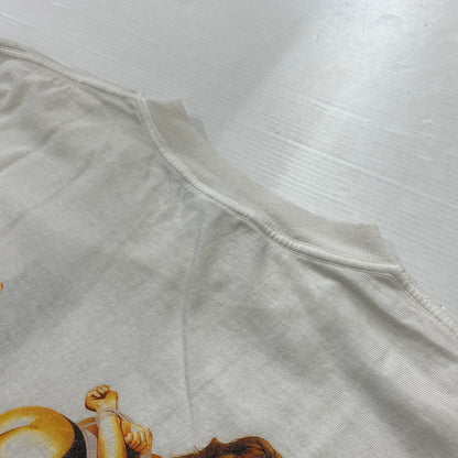 【中古品】【メンズ】 SAINT Mxxxxxx セント マイケル × HAJIME SORAYAMA ハジメ ソラヤマ コラボ LADIES SRYM-SS TEE SM-HR1-0000C78 レディース ショートスリーブ ショートスリーブ Ｔシャツ トップス 142-260530-ko-02-tei サイズ：XXL カラー：ホワイト 万代Net店