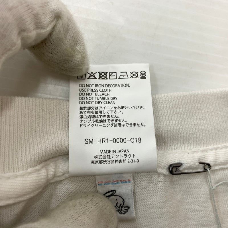 【中古品】【メンズ】 SAINT Mxxxxxx セント マイケル × HAJIME SORAYAMA ハジメ ソラヤマ コラボ LADIES SRYM-SS TEE SM-HR1-0000C78 レディース ショートスリーブ ショートスリーブ Ｔシャツ トップス 142-260530-ko-02-tei サイズ：XXL カラー：ホワイト 万代Net店