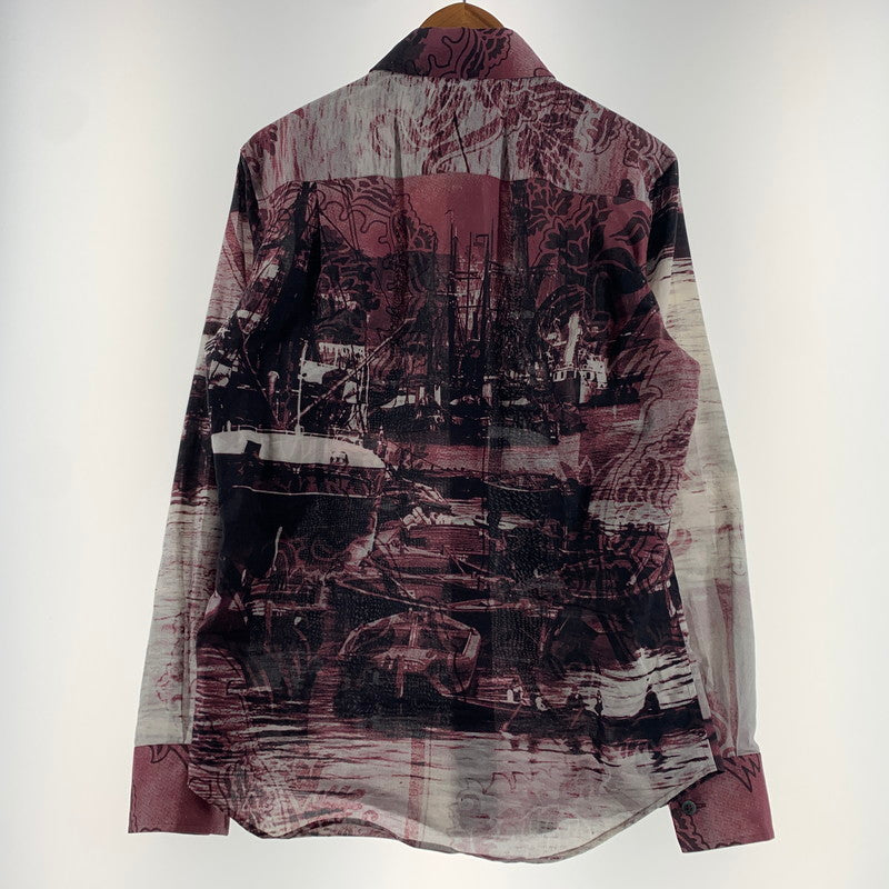 【中古品】【メンズ】 Vivien Westwood MAN ヴィヴィアン ウエストウッドマン LONDON BRIDGE CLASSIC SHIRT 239027 7261 ロンドンブリッジ クラシック シャツ 長袖 トップス ロングスリーブシャツ 141-260531-ko-24-tei サイズ：46 カラー：総柄 万代Net店