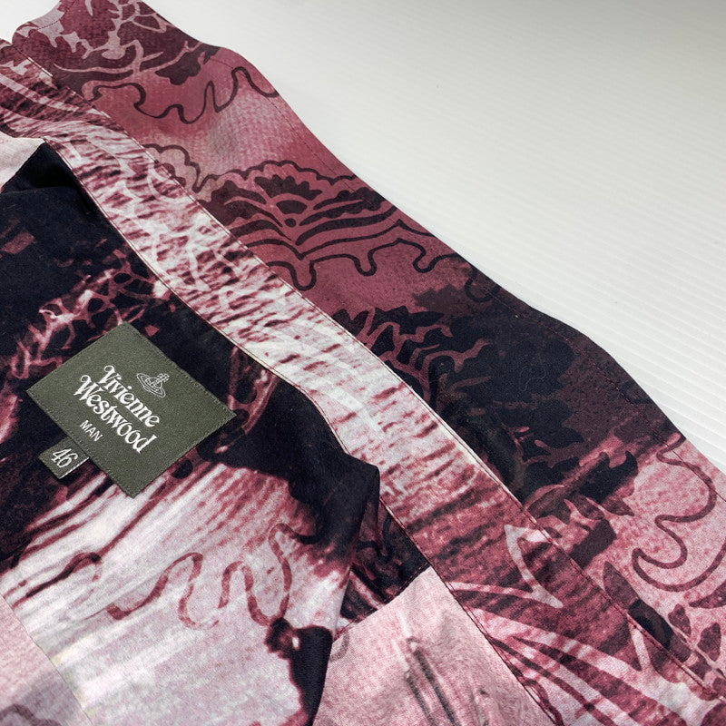 【中古品】【メンズ】 Vivien Westwood MAN ヴィヴィアン ウエストウッドマン LONDON BRIDGE CLASSIC SHIRT 239027 7261 ロンドンブリッジ クラシック シャツ 長袖 トップス ロングスリーブシャツ 141-260531-ko-24-tei サイズ：46 カラー：総柄 万代Net店