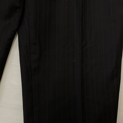 【現状渡し品】【メンズ】 PAUL SMITH ポール・スミス LOLO PIANA STRIPE 3PIECE SET UP SUIT ロロピアーナ ストライプ3ピース セットアップスーツ トップス ボトムス ベスト 141-260817-ss-11-tei サイズ：M/※内部 汚れ有 カラー：ブラック 万代Net店