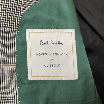 【中古品】【メンズ】 PAUL SMITH ポール・スミス GLEN CHECK 3PIECE SET UP SUIT グレンチェック 3ピース セットアップ スーツ トップス ボトムス ベスト 141-260817-ss-12-tei サイズ：M//※内部 汚れ有 カラー：チェック 万代Net店