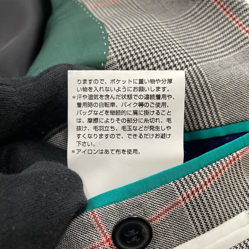 【中古品】【メンズ】 PAUL SMITH ポール・スミス GLEN CHECK 3PIECE SET UP SUIT グレンチェック 3ピース セットアップ スーツ トップス ボトムス ベスト 141-260817-ss-12-tei サイズ：M//※内部 汚れ有 カラー：チェック 万代Net店