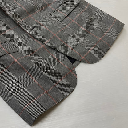【中古品】【メンズ】 PAUL SMITH ポール・スミス GLEN CHECK 3PIECE SET UP SUIT グレンチェック 3ピース セットアップ スーツ トップス ボトムス ベスト 141-260817-ss-12-tei サイズ：M//※内部 汚れ有 カラー：チェック 万代Net店