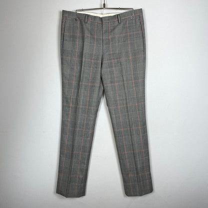 【中古品】【メンズ】 PAUL SMITH ポール・スミス GLEN CHECK 3PIECE SET UP SUIT グレンチェック 3ピース セットアップ スーツ トップス ボトムス ベスト 141-260817-ss-12-tei サイズ：M//※内部 汚れ有 カラー：チェック 万代Net店