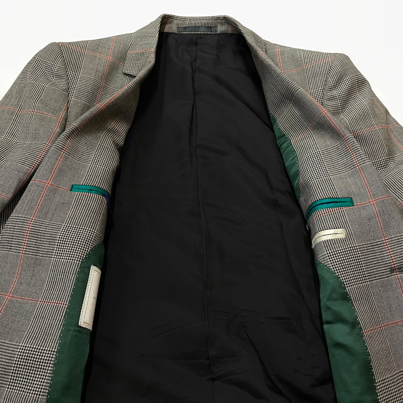 【中古品】【メンズ】 PAUL SMITH ポール・スミス GLEN CHECK 3PIECE SET UP SUIT グレンチェック 3ピース セットアップ スーツ トップス ボトムス ベスト 141-260817-ss-12-tei サイズ：M//※内部 汚れ有 カラー：チェック 万代Net店