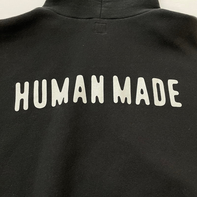 【中古品】【メンズ】 HUMANMADE ヒューマンメイド CLASSIC ZIPUP HOODIE HM28CS044 クラシック ジップアップ フーディー トップス パーカー 142-260603-ss-04-tei サイズ：L カラー：ブラック系 万代Net店