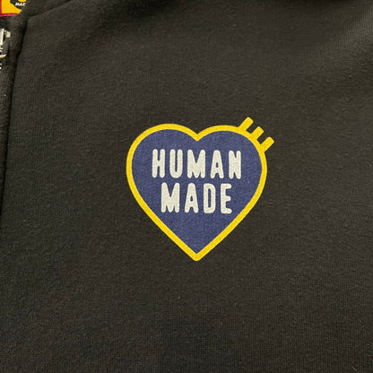 【中古品】【メンズ】 HUMANMADE ヒューマンメイド CLASSIC ZIPUP HOODIE HM28CS044 クラシック ジップアップ フーディー トップス パーカー 142-260603-ss-04-tei サイズ：L カラー：ブラック系 万代Net店