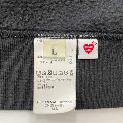 【中古品】【メンズ】 HUMANMADE ヒューマンメイド CLASSIC ZIPUP HOODIE HM28CS044 クラシック ジップアップ フーディー トップス パーカー 142-260603-ss-04-tei サイズ：L カラー：ブラック系 万代Net店