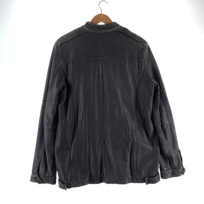 【中古品】【メンズ】 GIORGIO BRATO ジョルジオ ブラート レザージャケット カラーブルー 147-260722-ky-30-fuzh 万代Net店