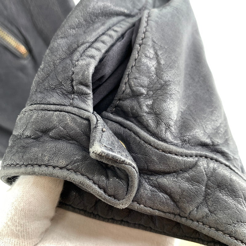 【中古品】【メンズ】 GIORGIO BRATO ジョルジオ ブラート レザージャケット カラーブルー 147-260722-ky-30-fuzh 万代Net店