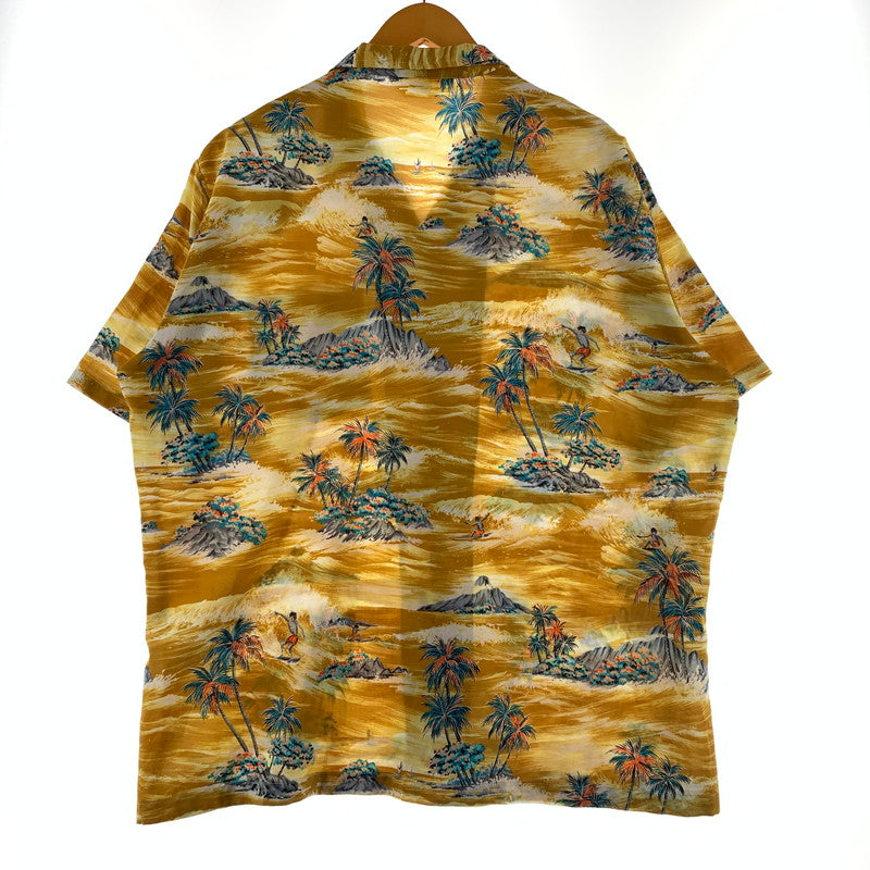 【中古品】【メンズ】 UNKNOWN ALOHA SHIRT アロハシャツ 半袖 トップス ショートスリーブシャツ 145-260531-ko-22-tei サイズ：XL カラー：総柄 万代Net店