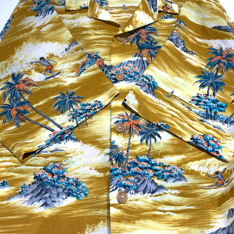 【中古品】【メンズ】 UNKNOWN ALOHA SHIRT アロハシャツ 半袖 トップス ショートスリーブシャツ 145-260531-ko-22-tei サイズ：XL カラー：総柄 万代Net店
