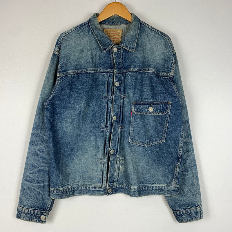【中古品】【メンズ】 WAREHOUSE ウエアハウス 2ND HAND 1ST DENIM JACKET セカンドハンド ファースト デニムジャケット ライトアウター Gジャン 145-260531-ko-02-tei サイズ：42 カラー：インディゴ 万代Net店