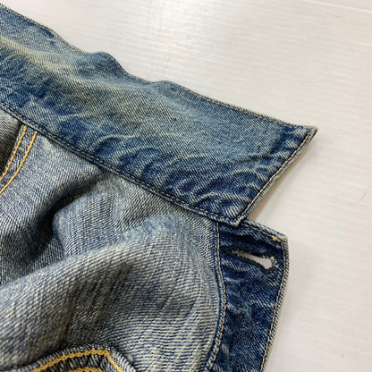 【中古品】【メンズ】 WAREHOUSE ウエアハウス 2ND HAND 1ST DENIM JACKET セカンドハンド ファースト デニムジャケット ライトアウター Gジャン 145-260531-ko-02-tei サイズ：42 カラー：インディゴ 万代Net店