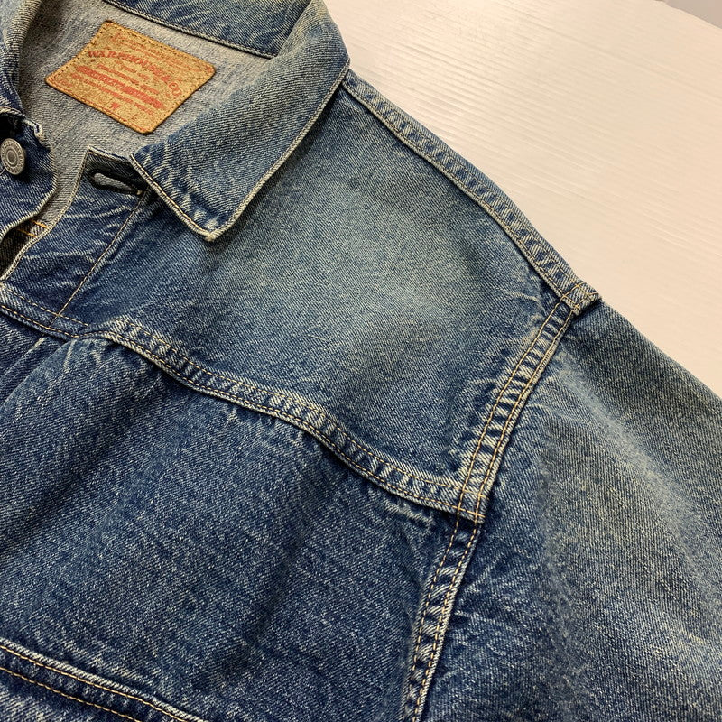 【中古品】【メンズ】 WAREHOUSE ウエアハウス 2ND HAND 1ST DENIM JACKET セカンドハンド ファースト デニムジャケット ライトアウター Gジャン 145-260531-ko-02-tei サイズ：42 カラー：インディゴ 万代Net店