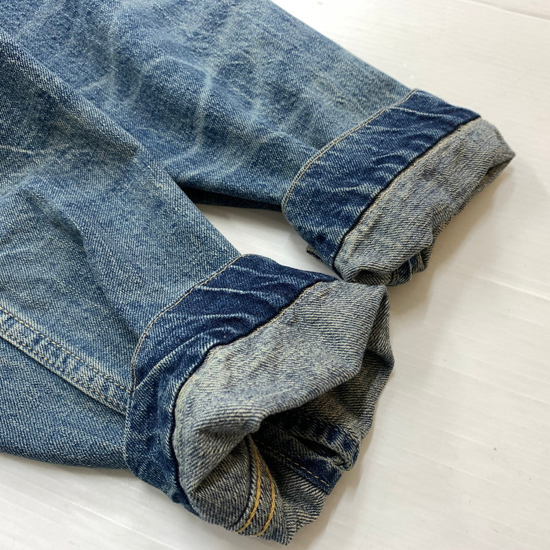【中古品】【メンズ】 WAREHOUSE ウエアハウス 2ND HAND 1ST DENIM JACKET セカンドハンド ファースト デニムジャケット ライトアウター Gジャン 145-260531-ko-02-tei サイズ：42 カラー：インディゴ 万代Net店