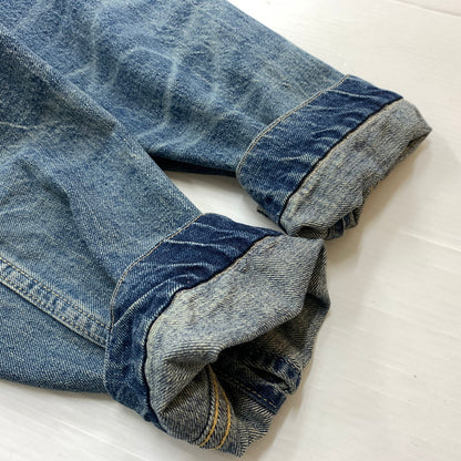 【中古品】【メンズ】 WAREHOUSE ウエアハウス 2ND HAND 1ST DENIM JACKET セカンドハンド ファースト デニムジャケット ライトアウター Gジャン 145-260531-ko-02-tei サイズ：42 カラー：インディゴ 万代Net店