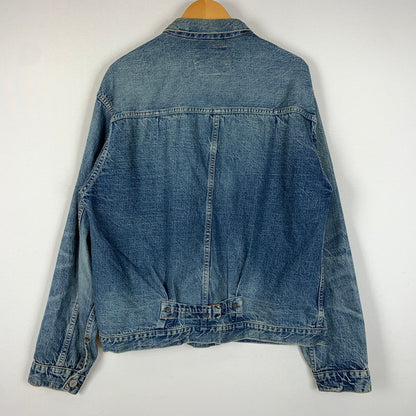 【中古品】【メンズ】 WAREHOUSE ウエアハウス 2ND HAND 1ST DENIM JACKET セカンドハンド ファースト デニムジャケット ライトアウター Gジャン 145-260531-ko-02-tei サイズ：42 カラー：インディゴ 万代Net店