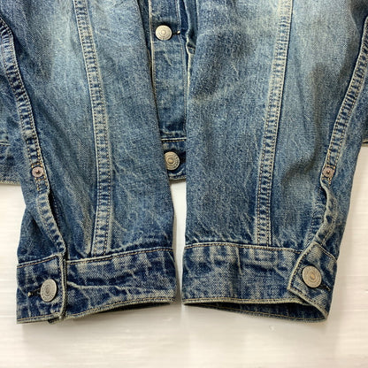 【中古品】【メンズ】 WAREHOUSE ウエアハウス 2ND HAND 1ST DENIM JACKET セカンドハンド ファースト デニムジャケット ライトアウター Gジャン 145-260531-ko-02-tei サイズ：42 カラー：インディゴ 万代Net店