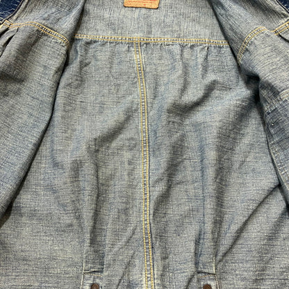 【中古品】【メンズ】 WAREHOUSE ウエアハウス 2ND HAND 1ST DENIM JACKET セカンドハンド ファースト デニムジャケット ライトアウター Gジャン 145-260531-ko-02-tei サイズ：42 カラー：インディゴ 万代Net店