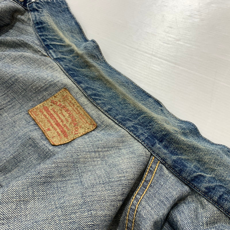 【中古品】【メンズ】 WAREHOUSE ウエアハウス 2ND HAND 1ST DENIM JACKET セカンドハンド ファースト デニムジャケット ライトアウター Gジャン 145-260531-ko-02-tei サイズ：42 カラー：インディゴ 万代Net店