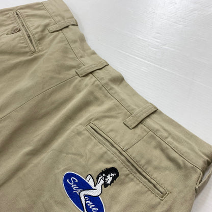 【中古品】【メンズ】 Supreme シュプリーム CHINO PANT チノパンツ ボトムス ワークパンツ 149-260602-ko-21-tei サイズ：34 カラー：ベージュ 万代Net店