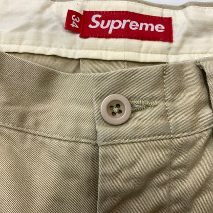 【中古品】【メンズ】 Supreme シュプリーム CHINO PANT チノパンツ ボトムス ワークパンツ 149-260602-ko-21-tei サイズ：34 カラー：ベージュ 万代Net店