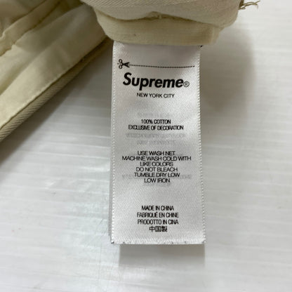 【中古品】【メンズ】 Supreme シュプリーム CHINO PANT チノパンツ ボトムス ワークパンツ 149-260602-ko-21-tei サイズ：34 カラー：ベージュ 万代Net店