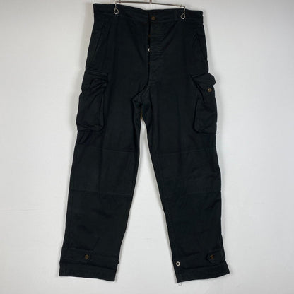 【中古品】【メンズ】 FRENCH ARMY フランス軍 M47 CARGOPANTS カーゴパンツ ボトムス 後期 後染め 156-260530-yo-13-tei サイズ：不明 カラー：ブラック 万代Net店