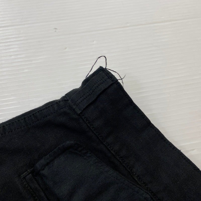 【中古品】【メンズ】 FRENCH ARMY フランス軍 M47 CARGOPANTS カーゴパンツ ボトムス 後期 後染め 156-260530-yo-13-tei サイズ：不明 カラー：ブラック 万代Net店