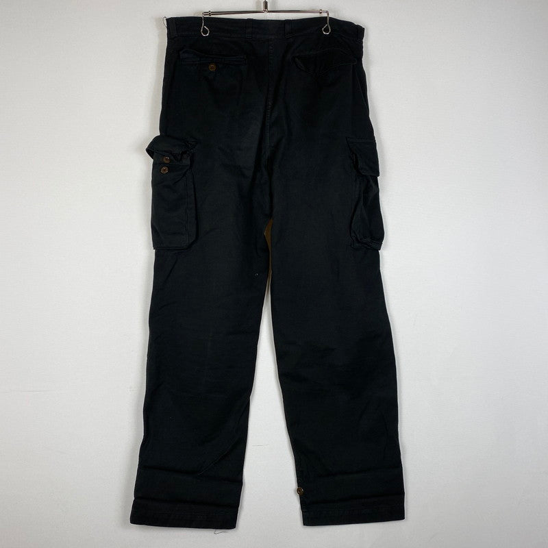 【中古品】【メンズ】 FRENCH ARMY フランス軍 M47 CARGOPANTS カーゴパンツ ボトムス 後期 後染め 156-260530-yo-13-tei サイズ：不明 カラー：ブラック 万代Net店